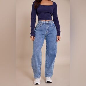 GAP Women's Classic Blue High Waist Mom Jeans Size 28
